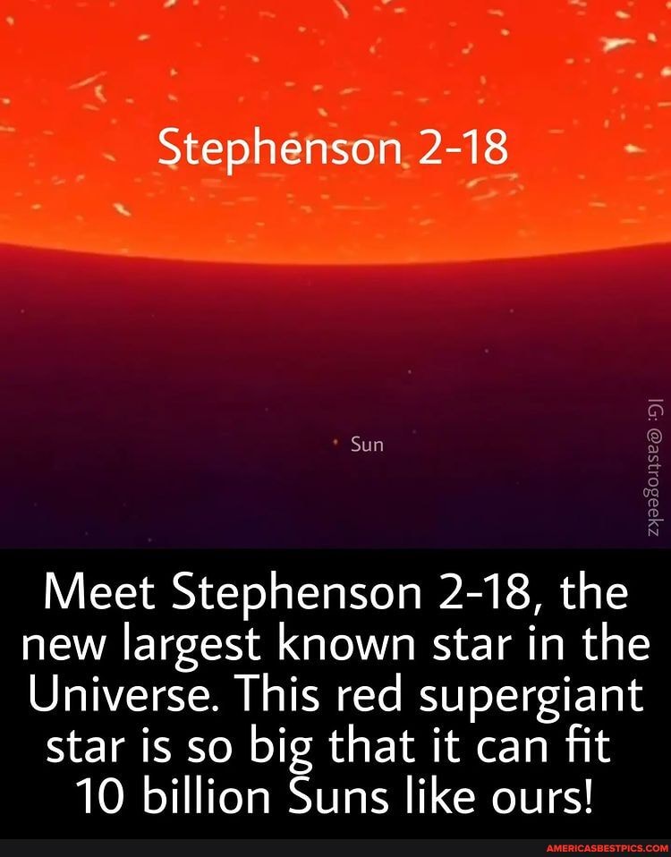 Stephenson 2-18 red supergiant