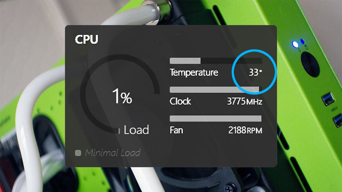 PC temperature monitoring