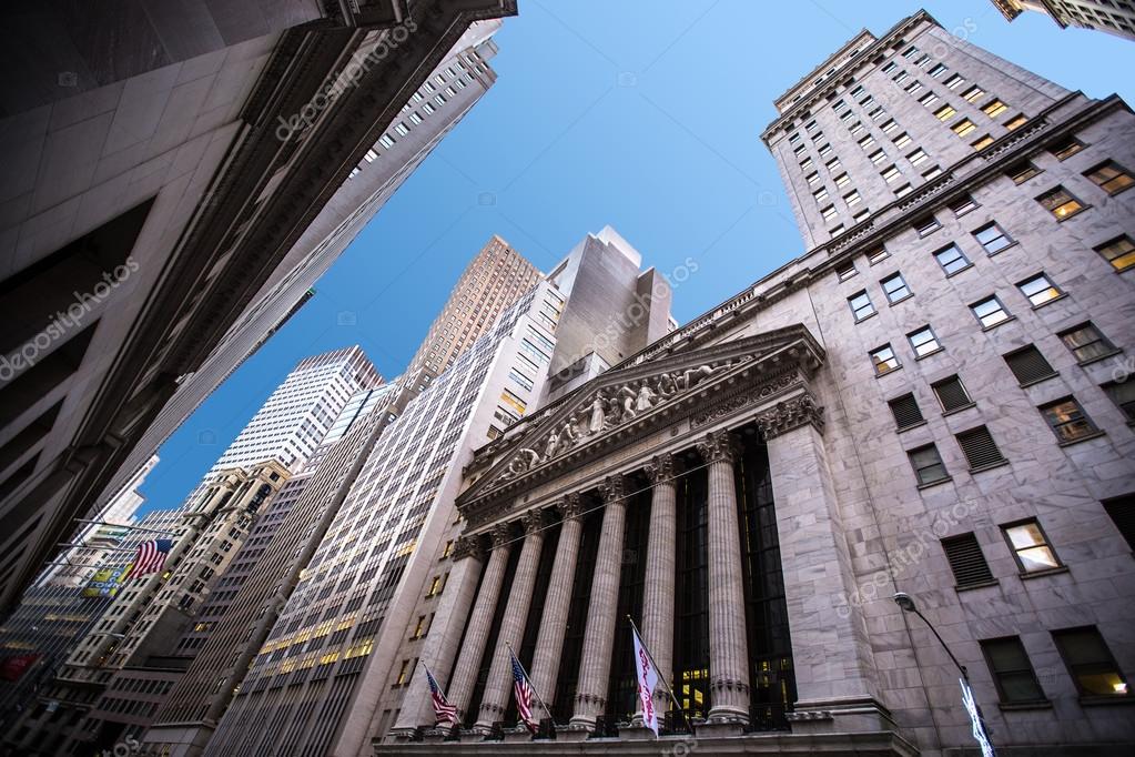 Wall Street financial district