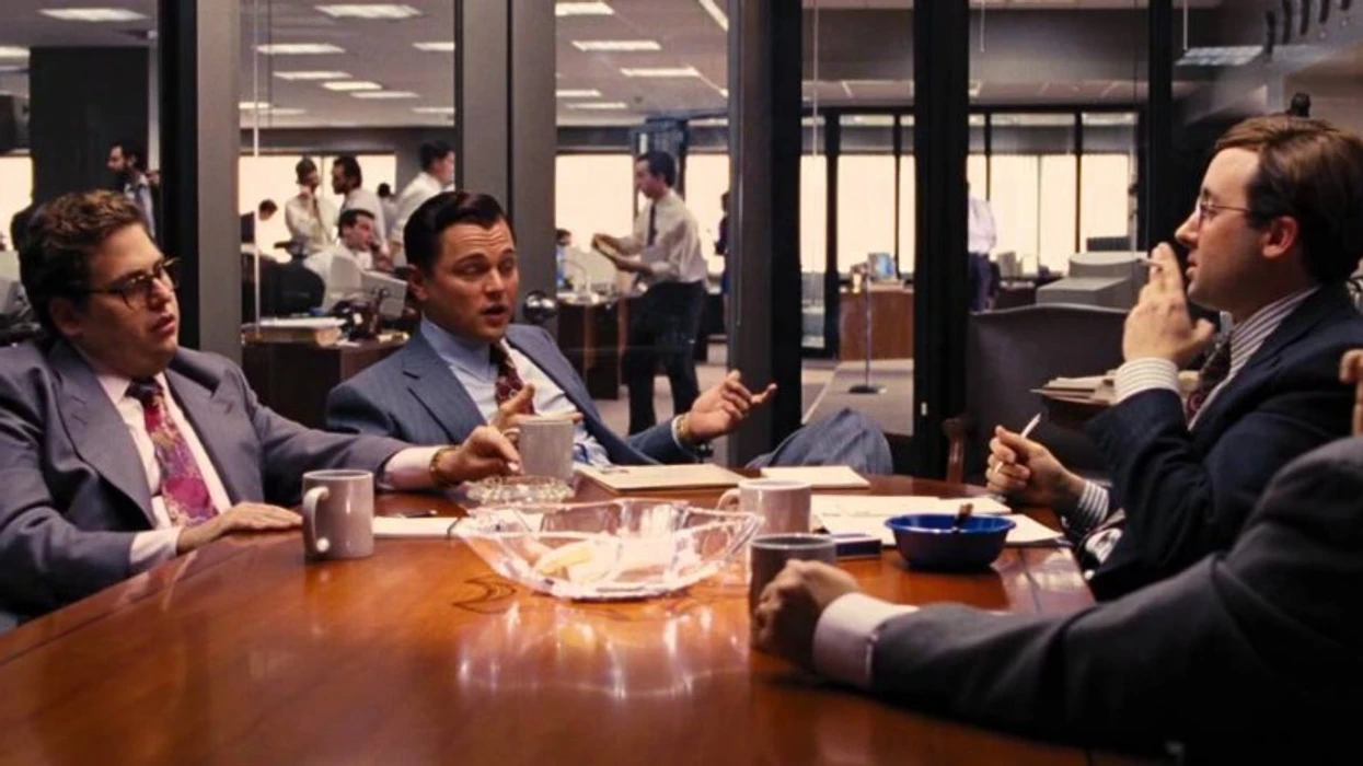 Wall Street client presentation meeting