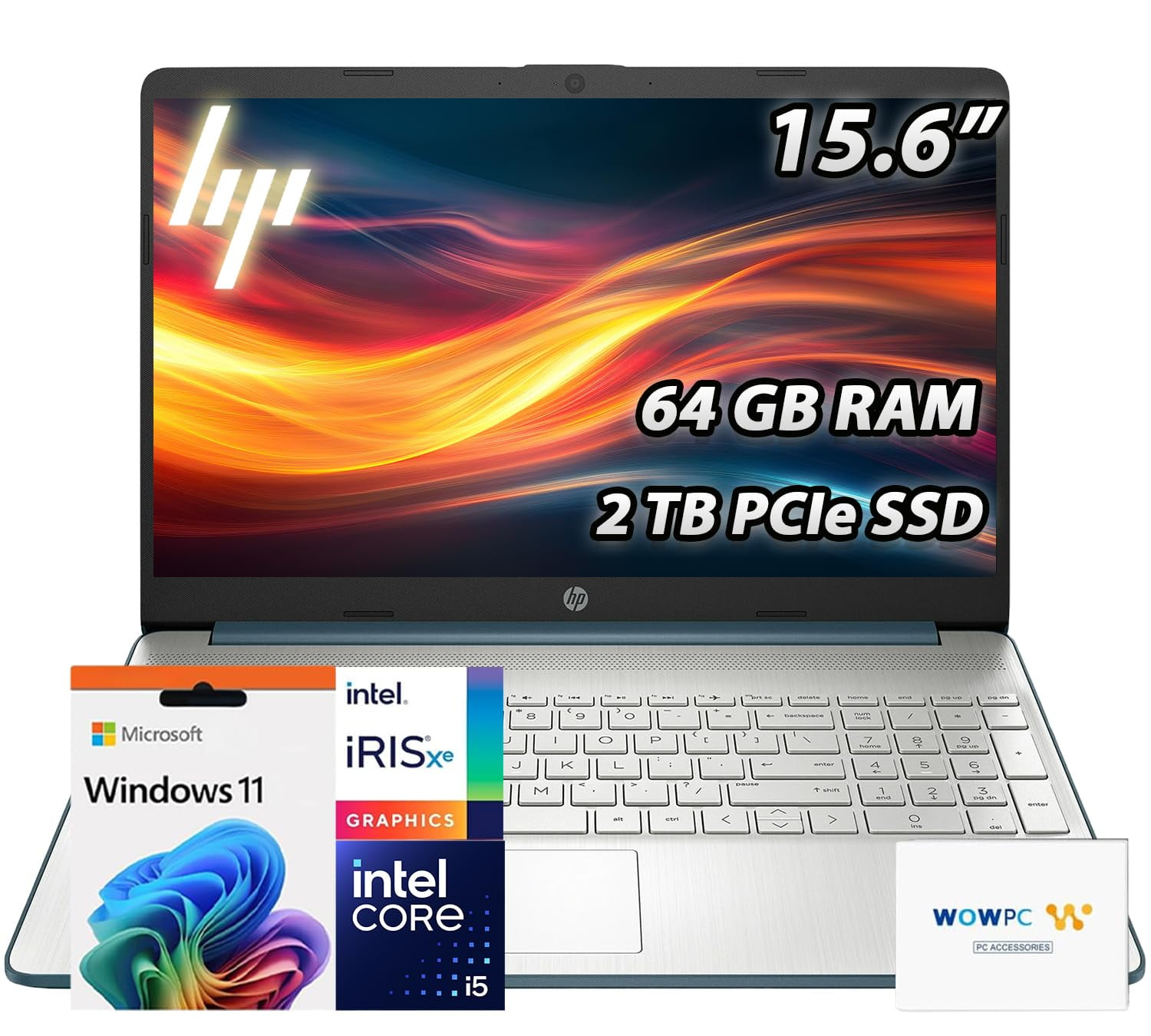 HP laptop with 64GB SSD