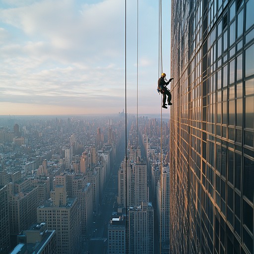 skyscraper climbing facade