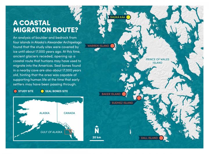 coastal migration displacement map