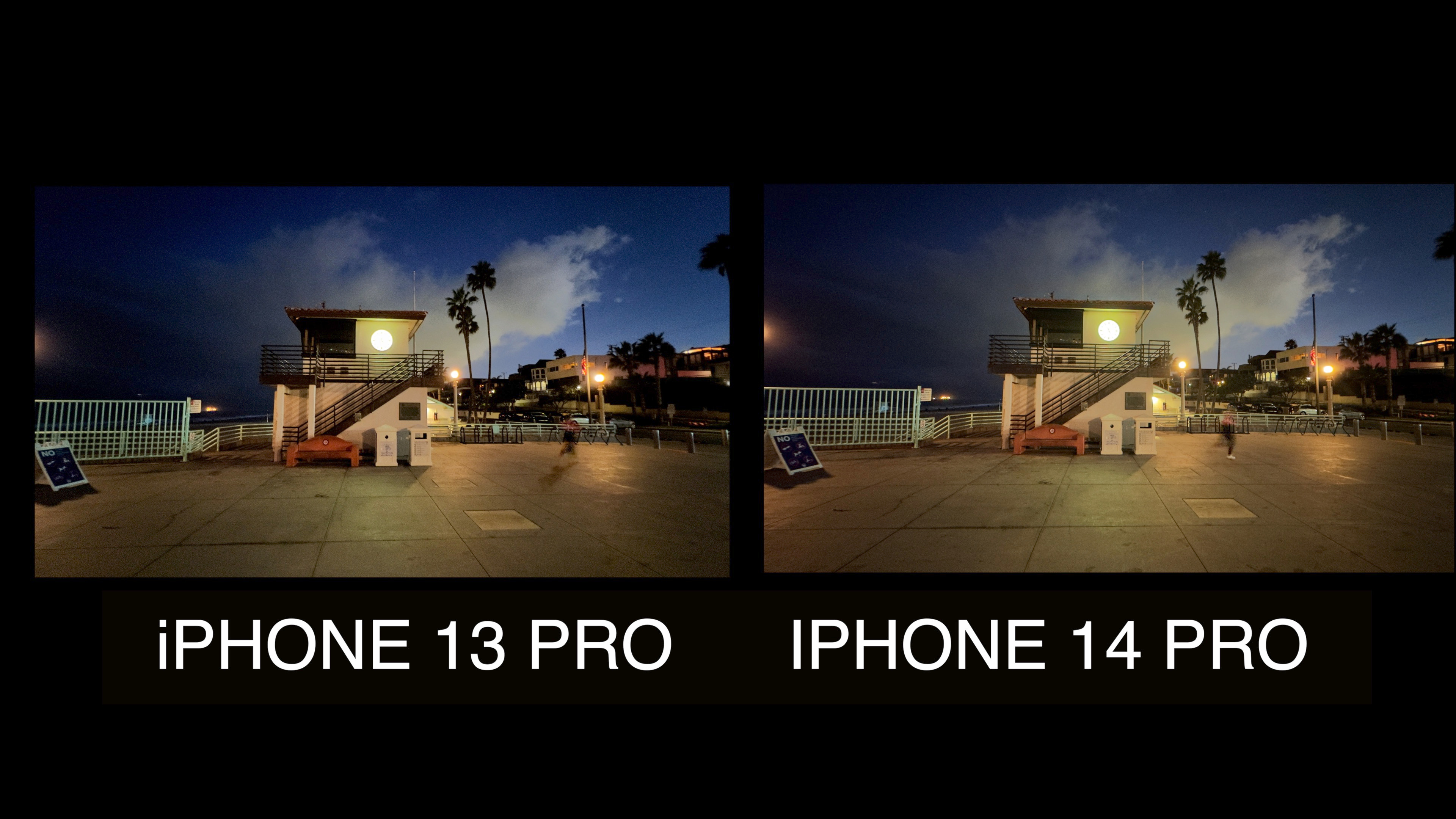 iPhone camera comparison low-light