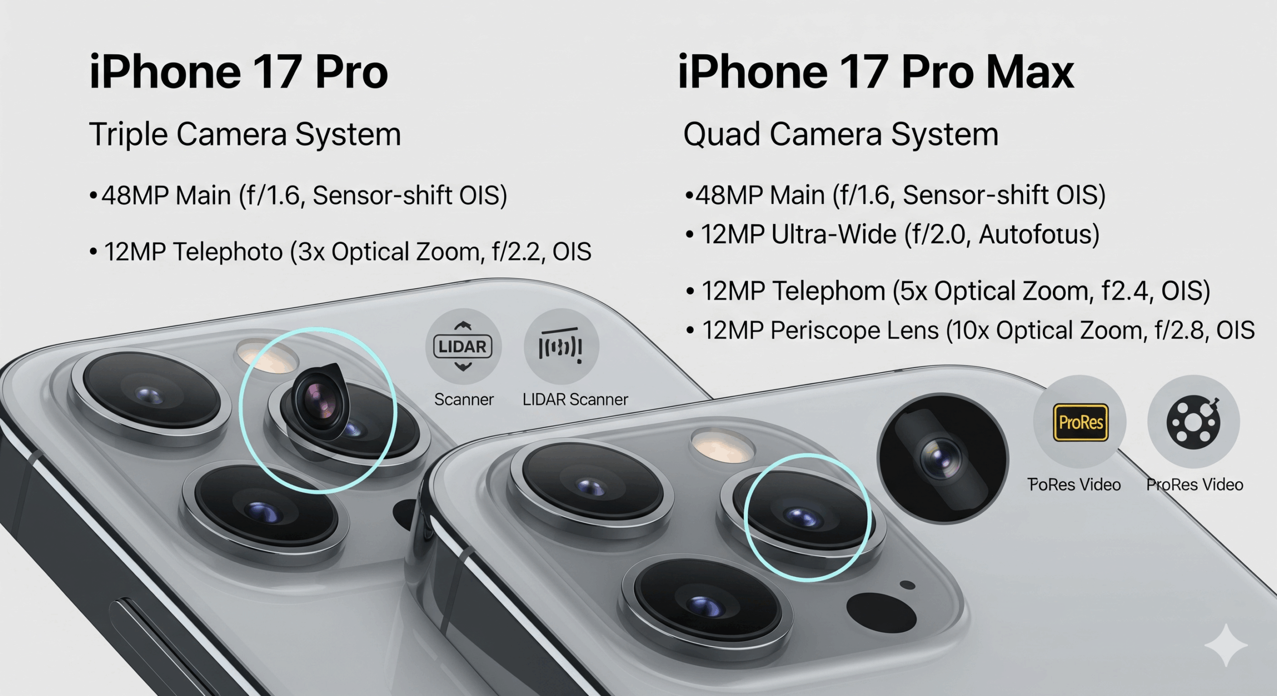 iPhone 17 Pro Max ultrawide camera