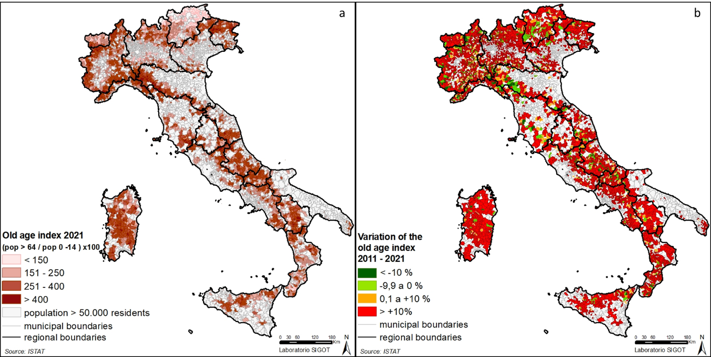 Italy regional depopulation