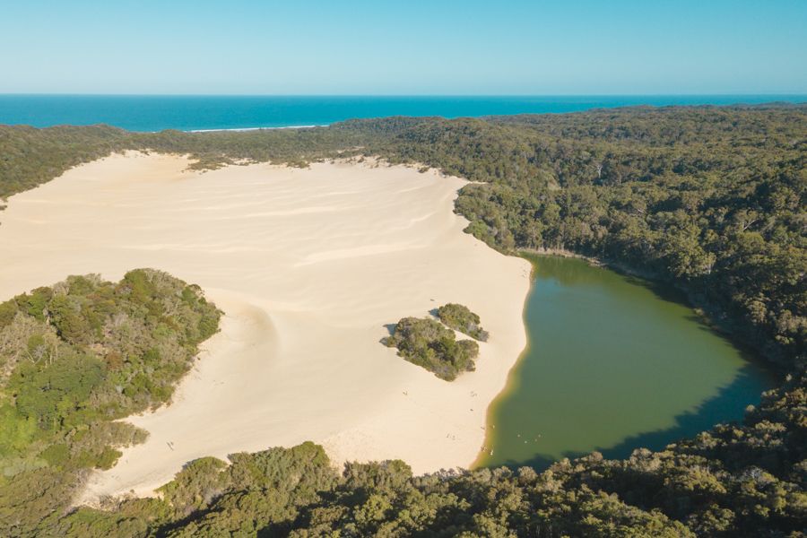 K'gari Fraser Island sand island