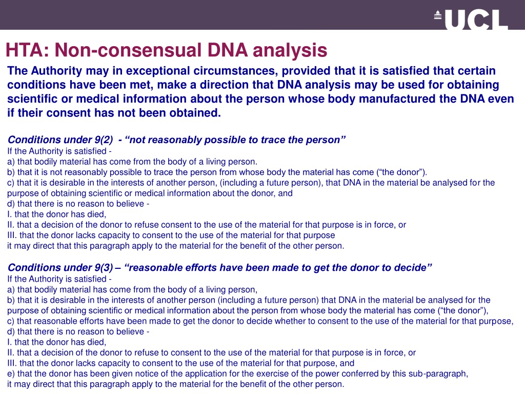 Non-consensual DNA databases