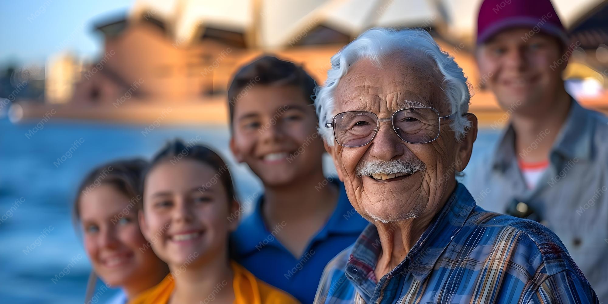 centenarian family portrait