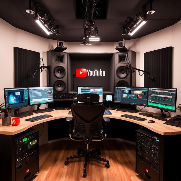 Content creator studio setup