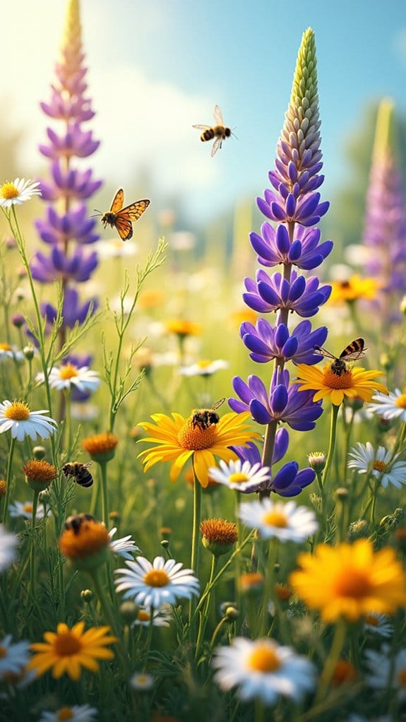 diverse floral landscape for pollinators