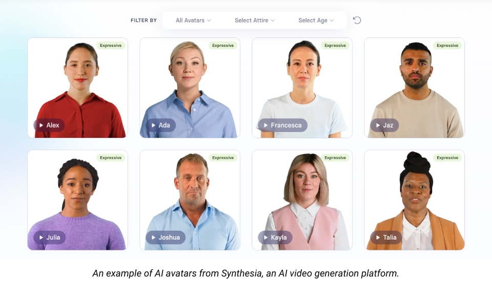 AI personas synthetic posts