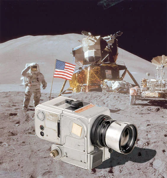 Hasselblad film camera space