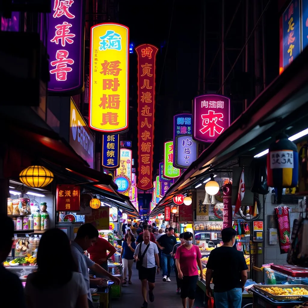Neon Nights: Exploring City Life Through Cuisine and Culture