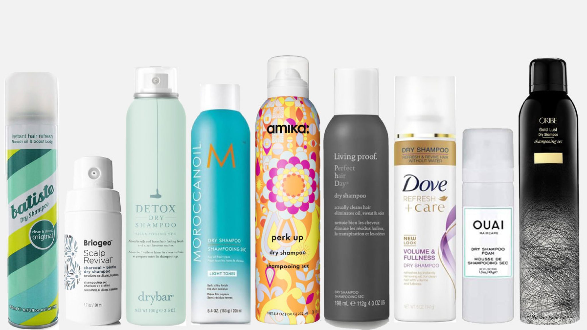 dry shampoo hair products