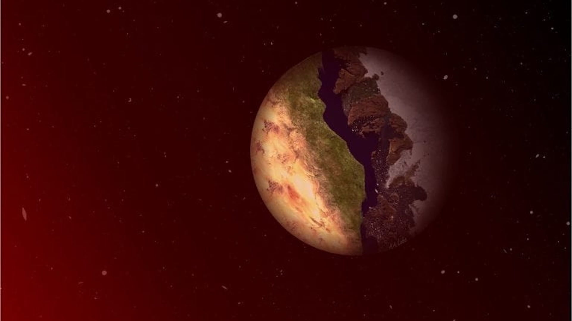 tidally locked exoplanet terminator