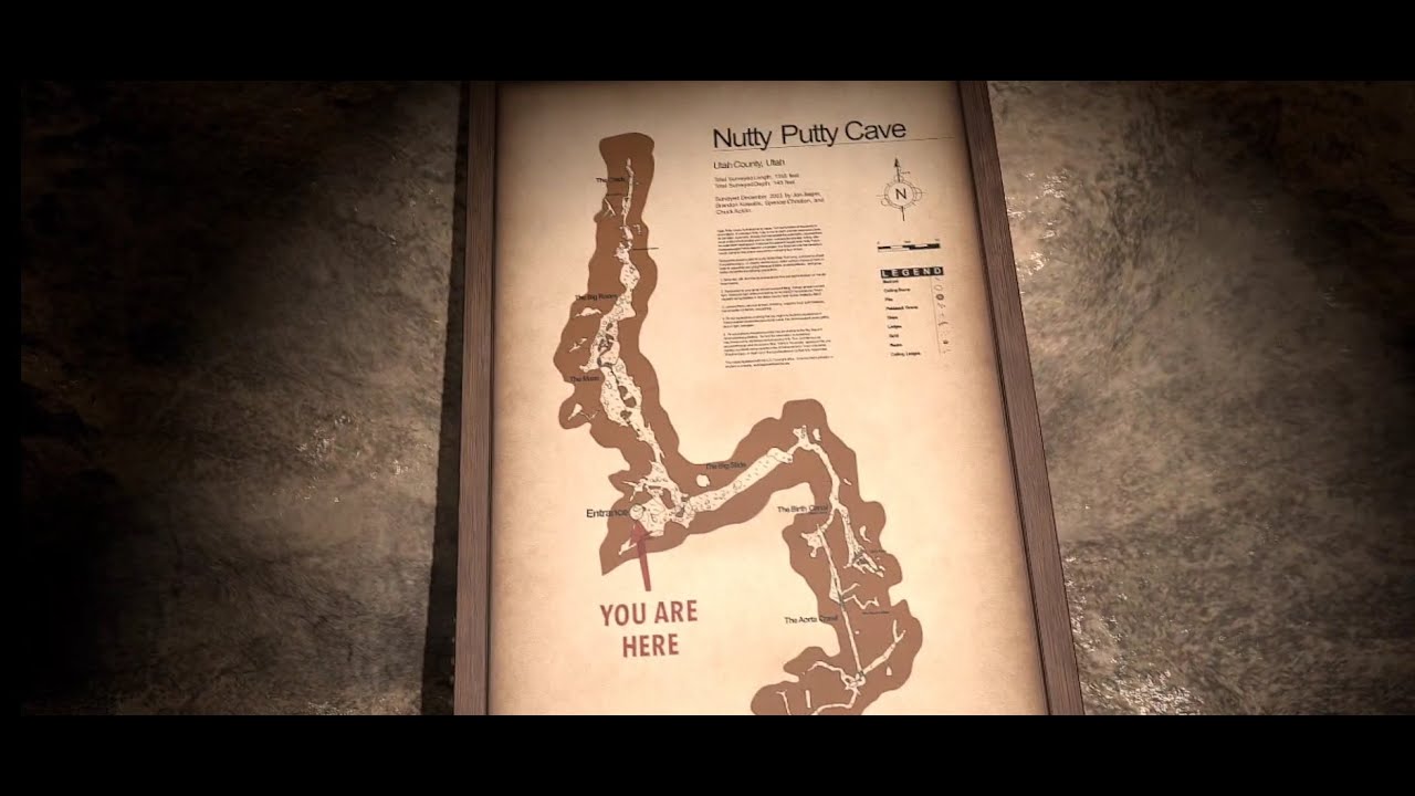 Nutty Putty Cave closure sign