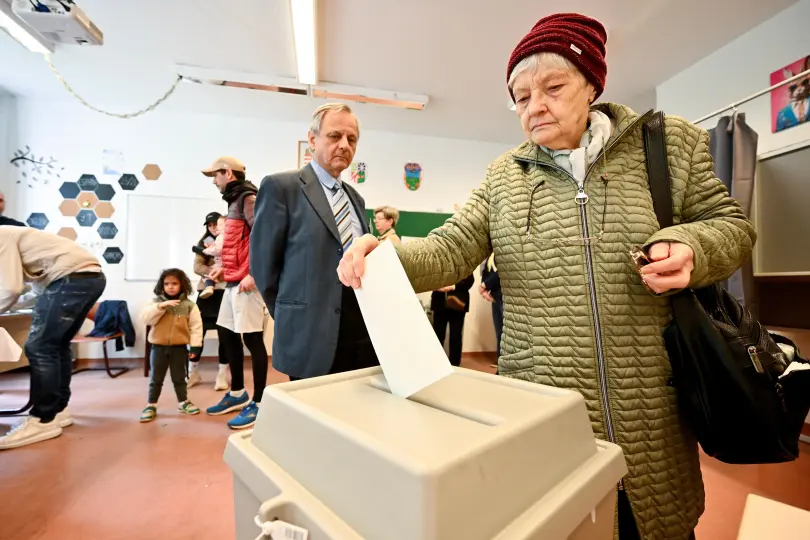 Hungary election results map