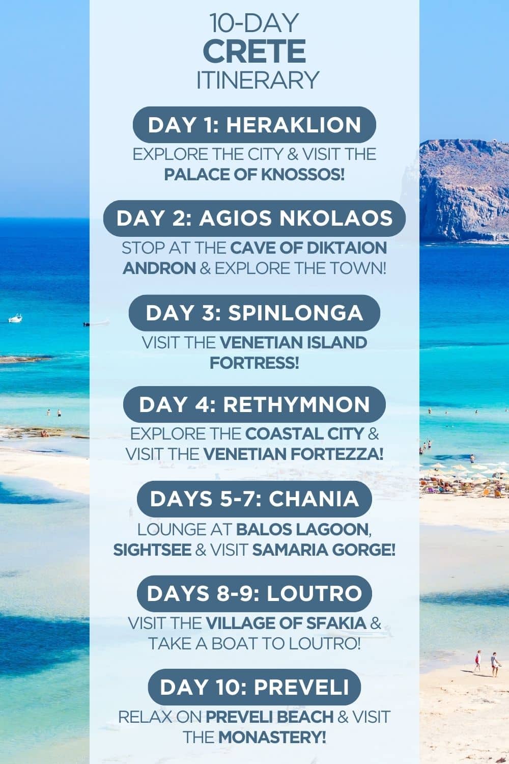 Perfect 3-Day Crete Itinerary: Beaches, Villages & History