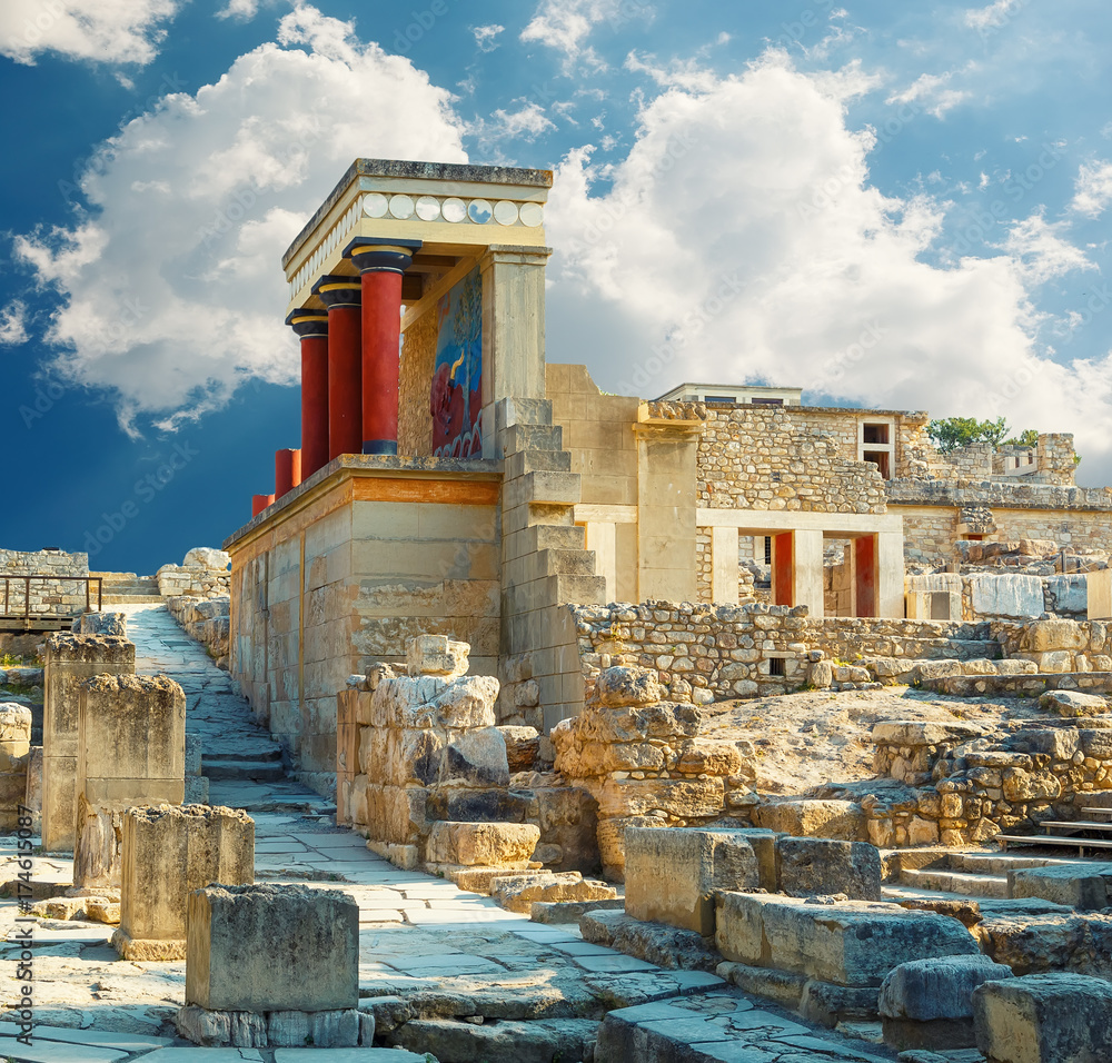 Knossos Palace ruins