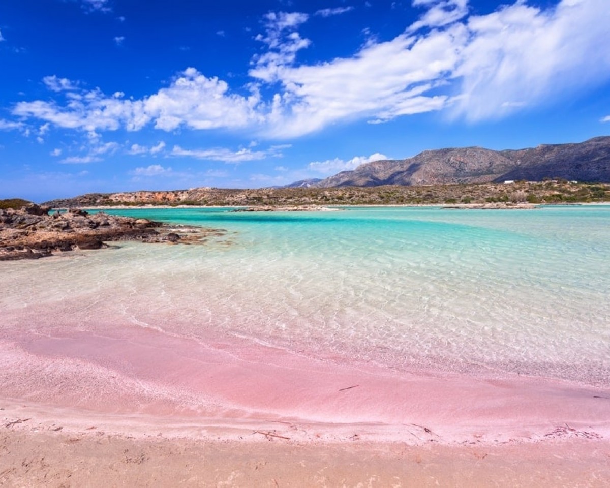 Elafonisi beach pink sand