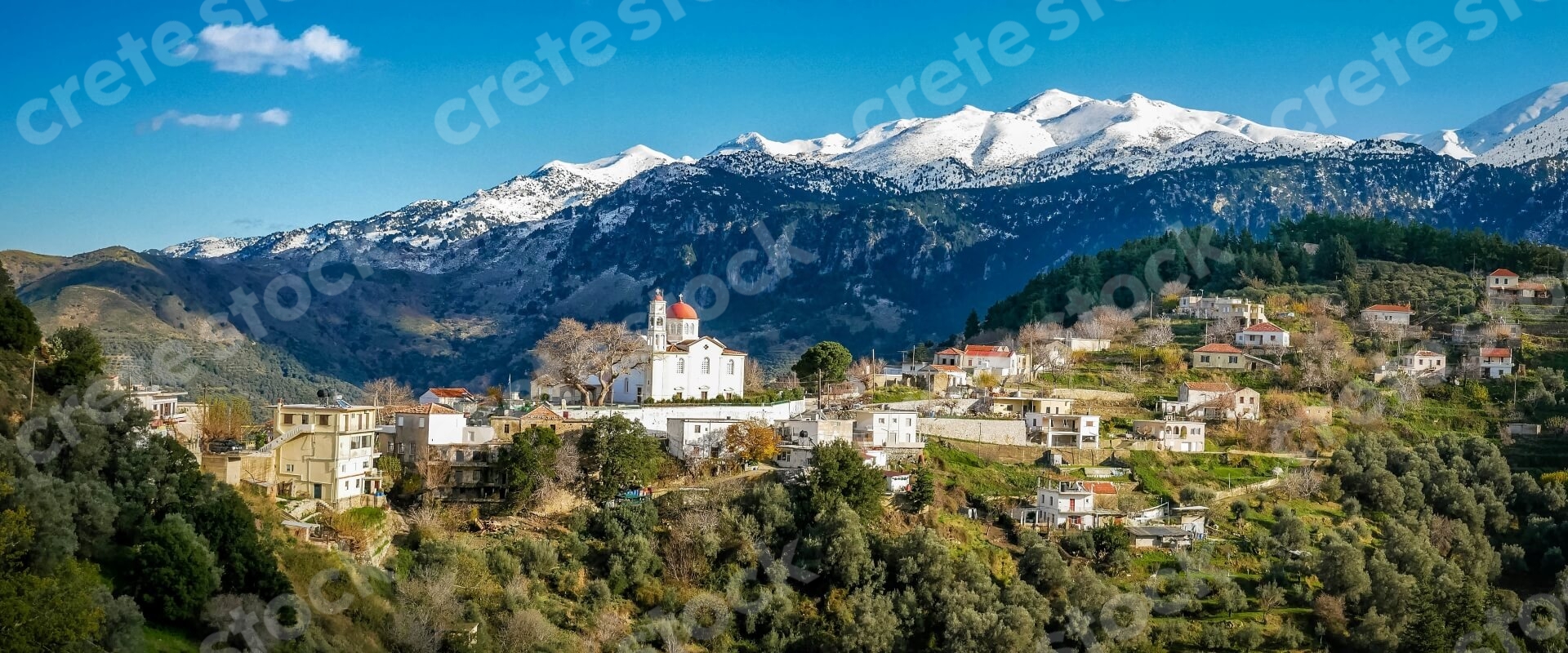White Mountains villages Crete