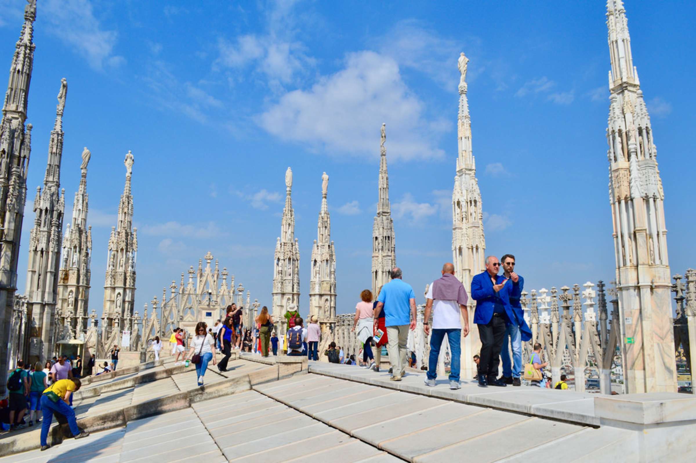 Duomo di Milano rooftop view
