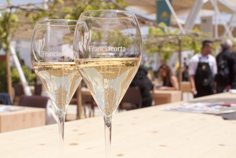 Franciacorta sparkling wine glass