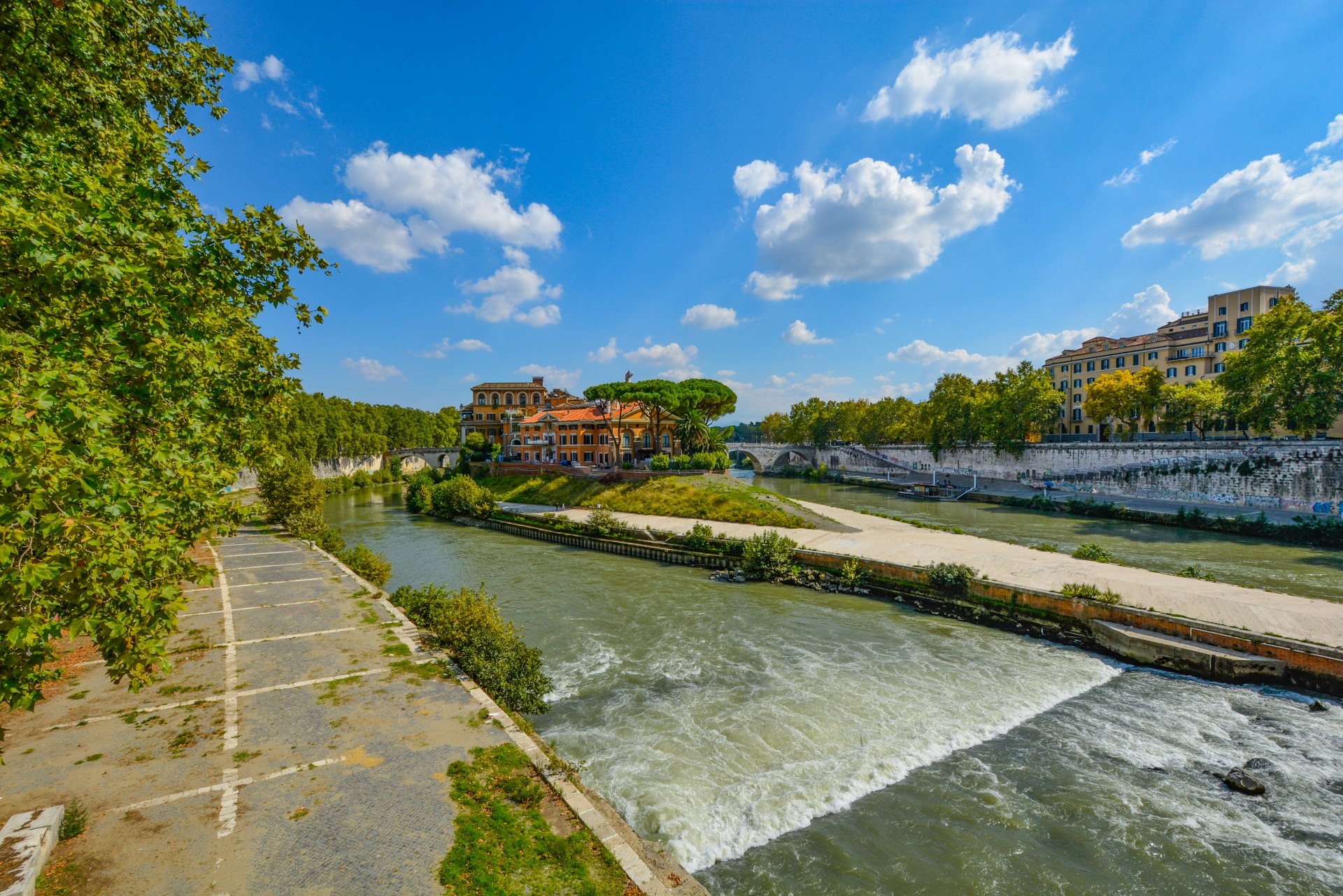 Tiber river Rome