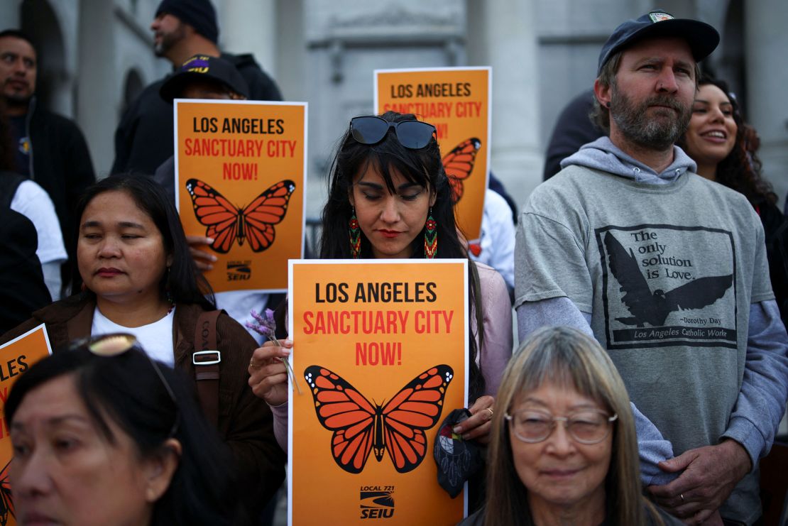 sanctuary cities policy protest