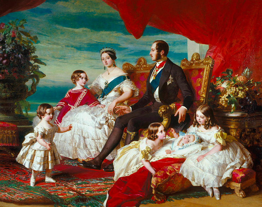 Queen Victoria and Prince Albert family portrait