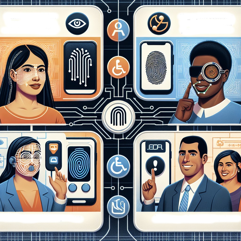 Accessibility exclusion concerns biometric verification