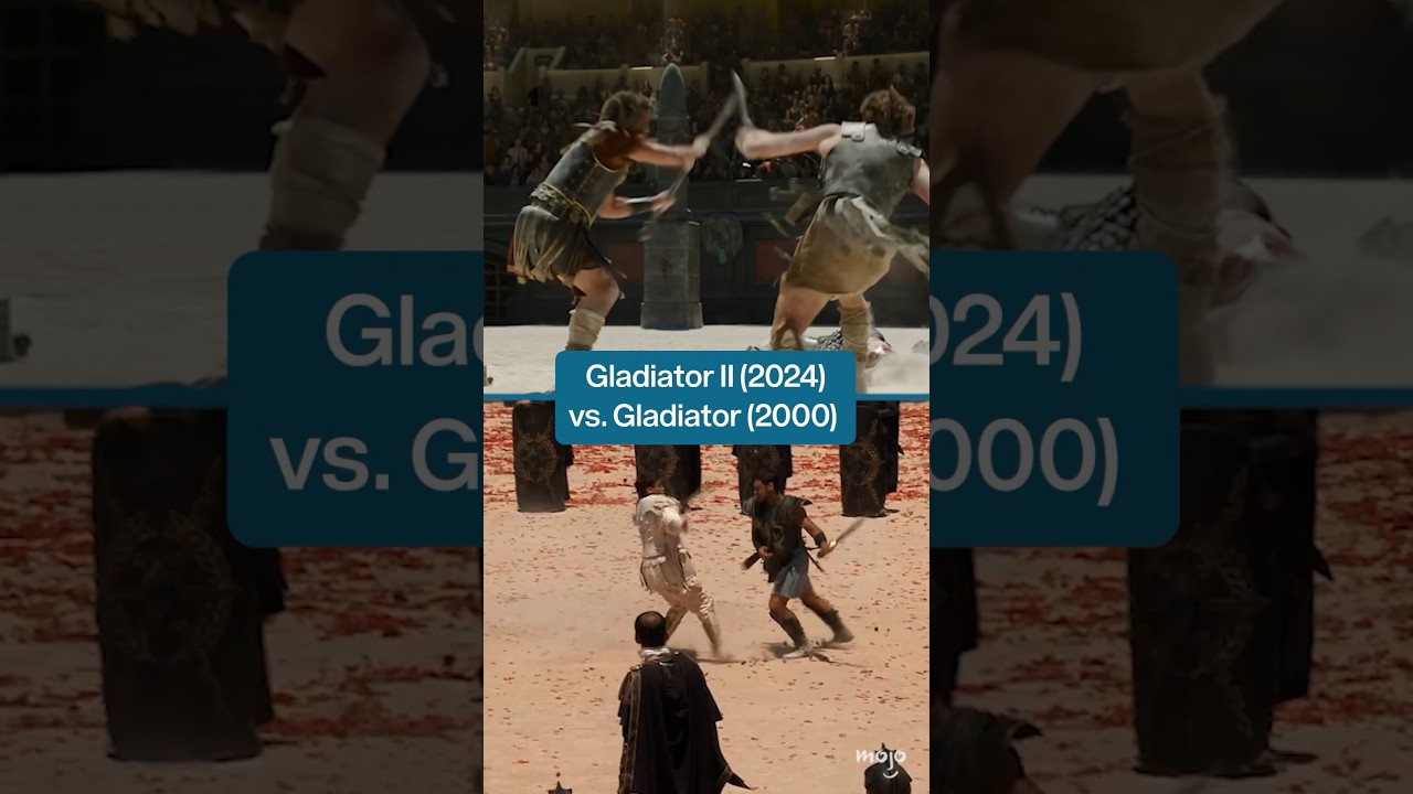 Gladiator 2000 vs Gladiator II comparison