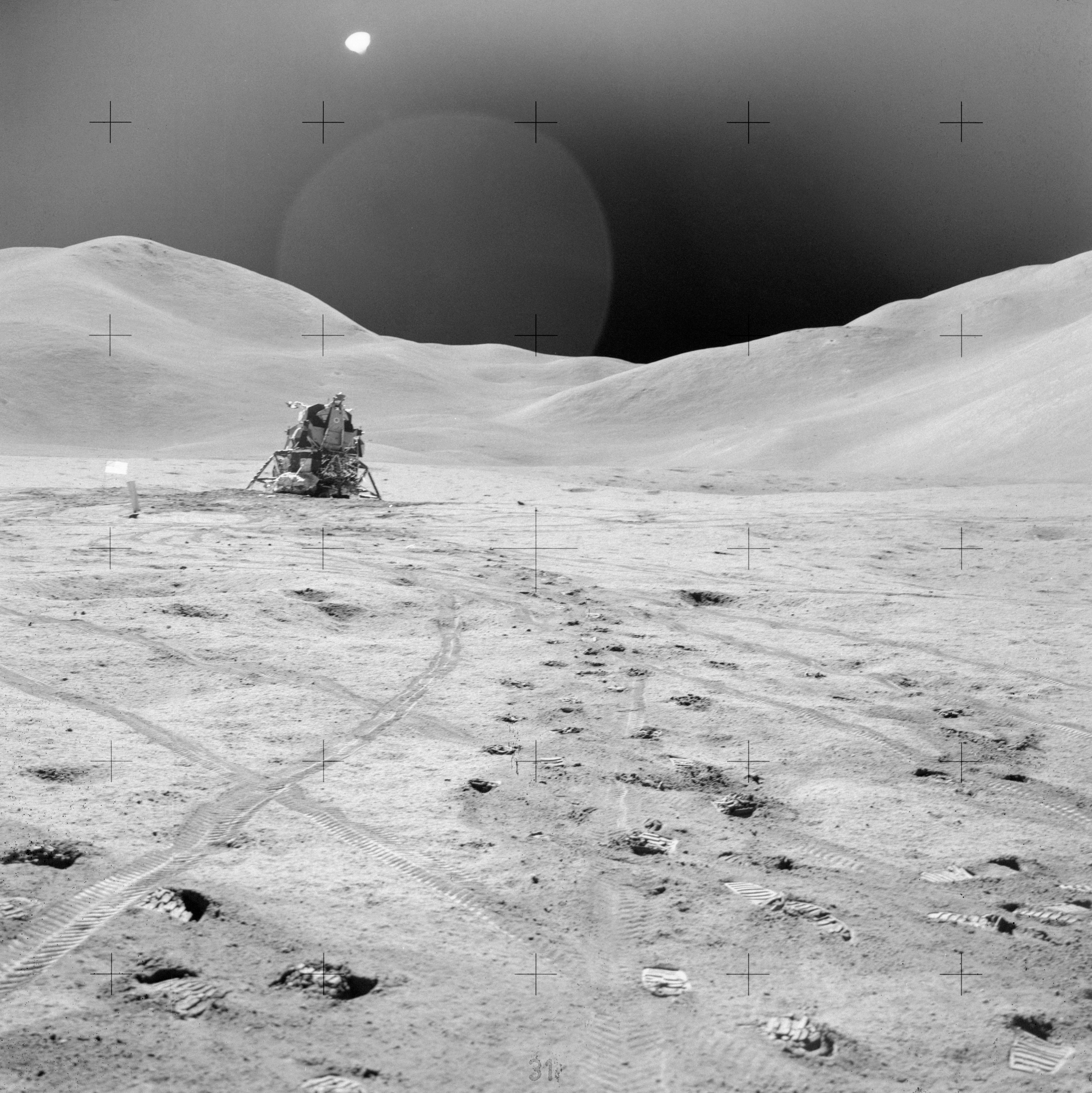 Apollo 15 lunar surface EVA