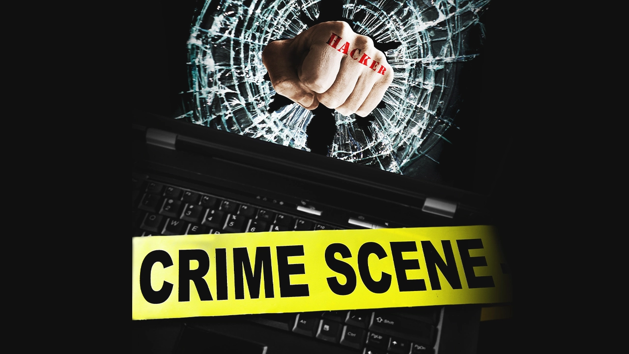 digital fraud crime scene