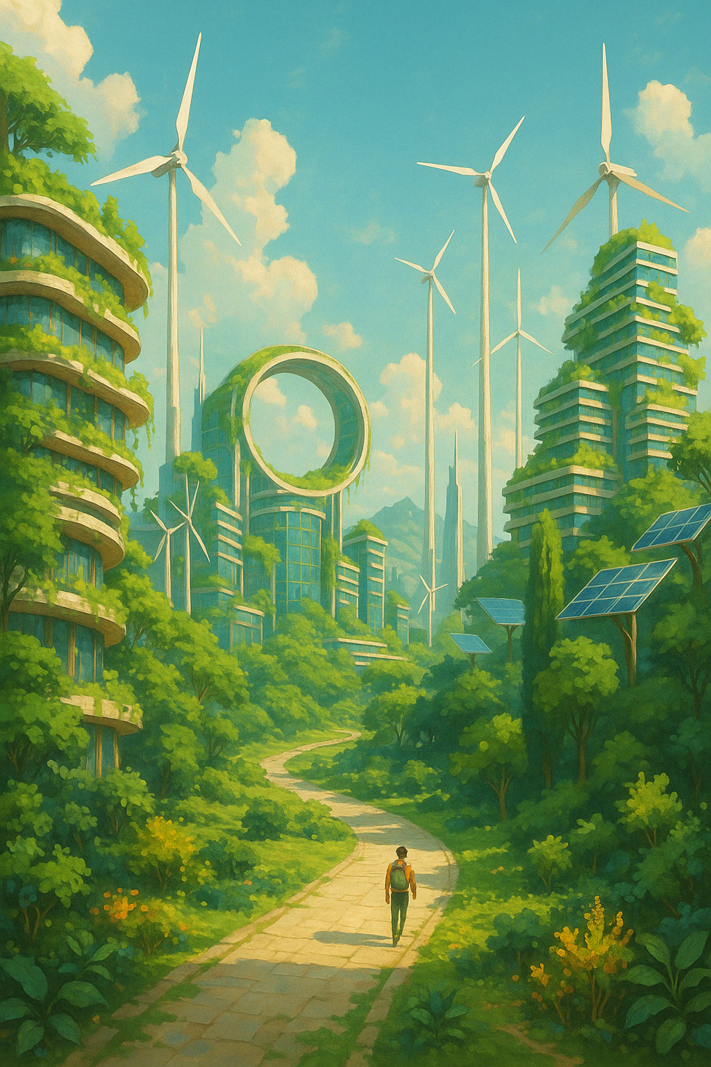 Solarpunk Cities: Designing Sustainable Urban Futures