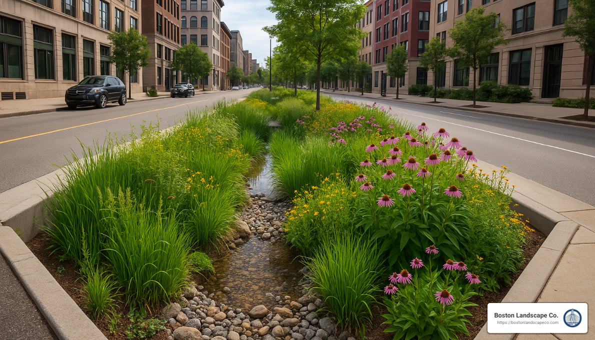 Bioswales green infrastructure