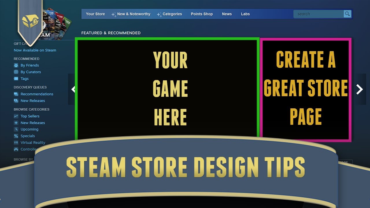 indie game Steam store page