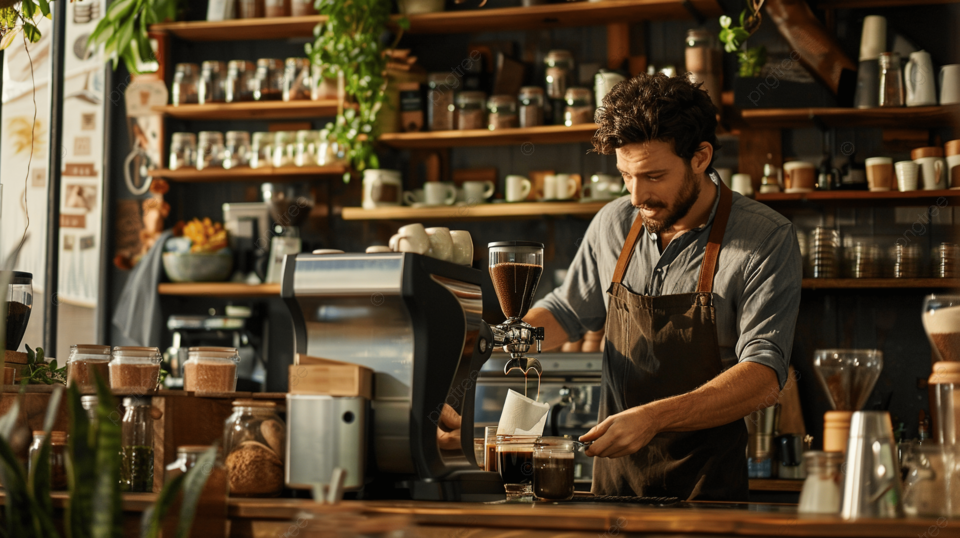 coffee barista preparation