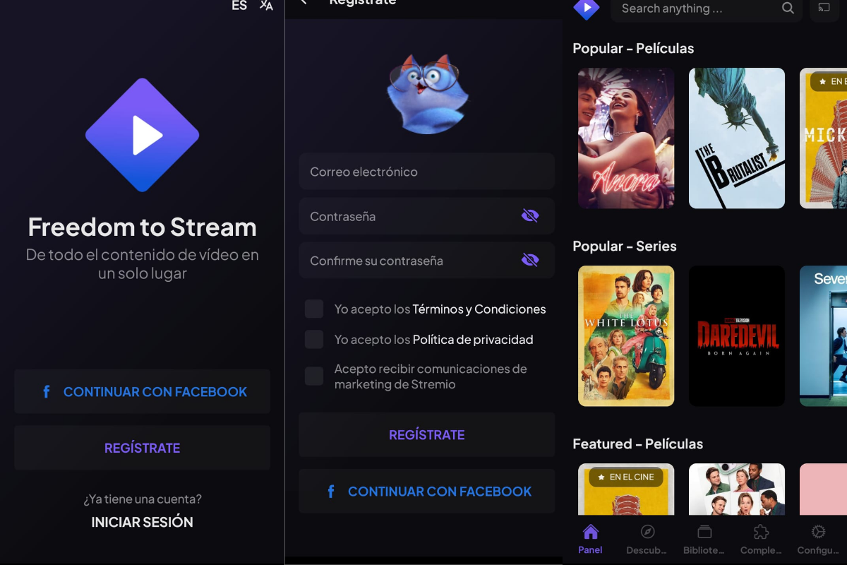 Stremio personal library