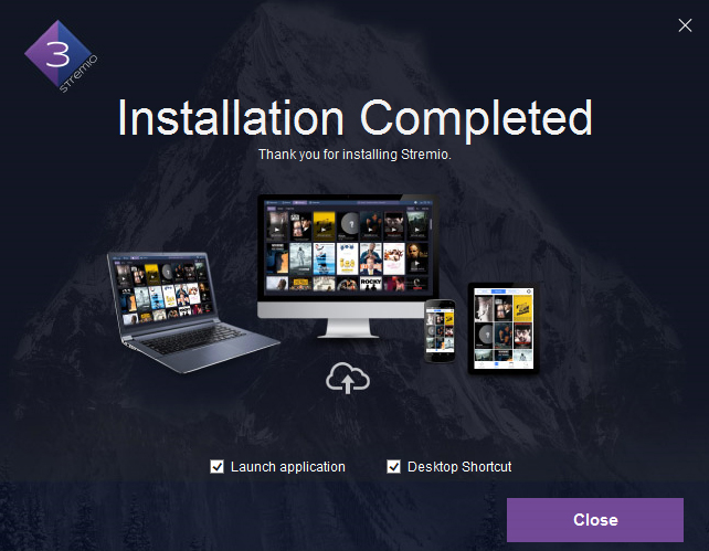 Stremio installation steps