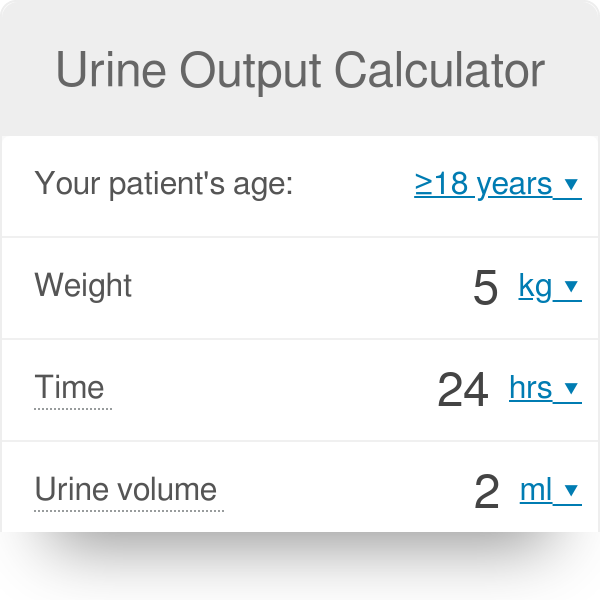 11 gallon urine output daily
