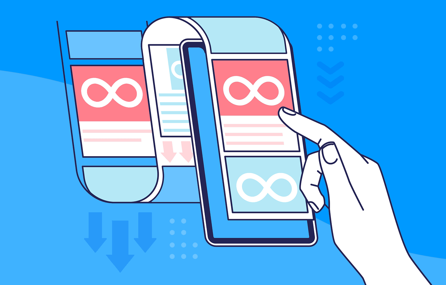 UX design infinite scroll