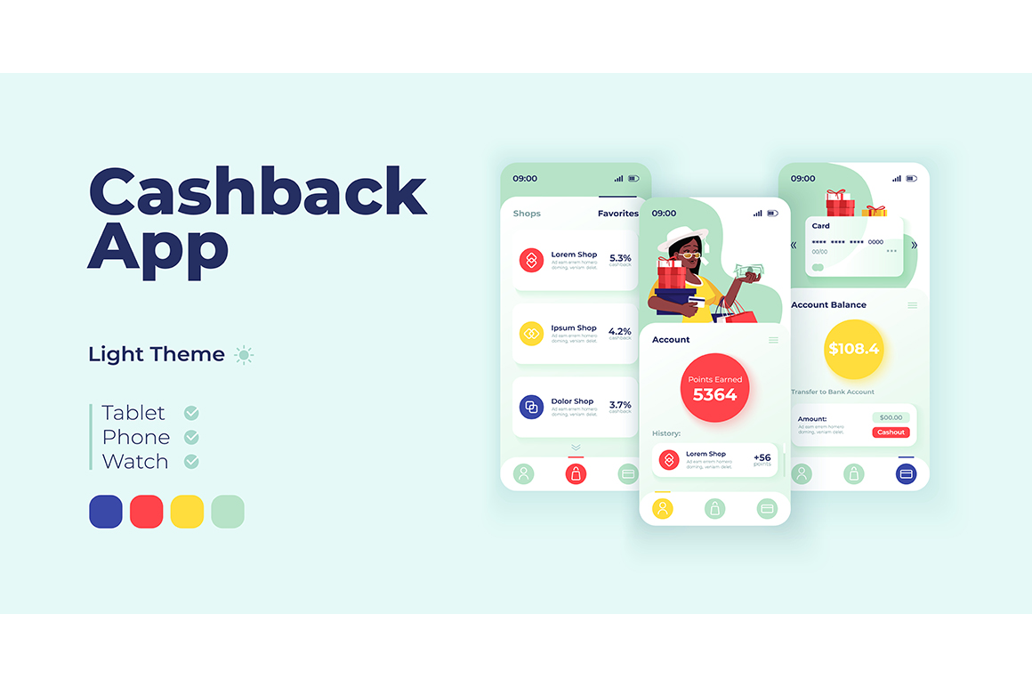 cashback apps interface