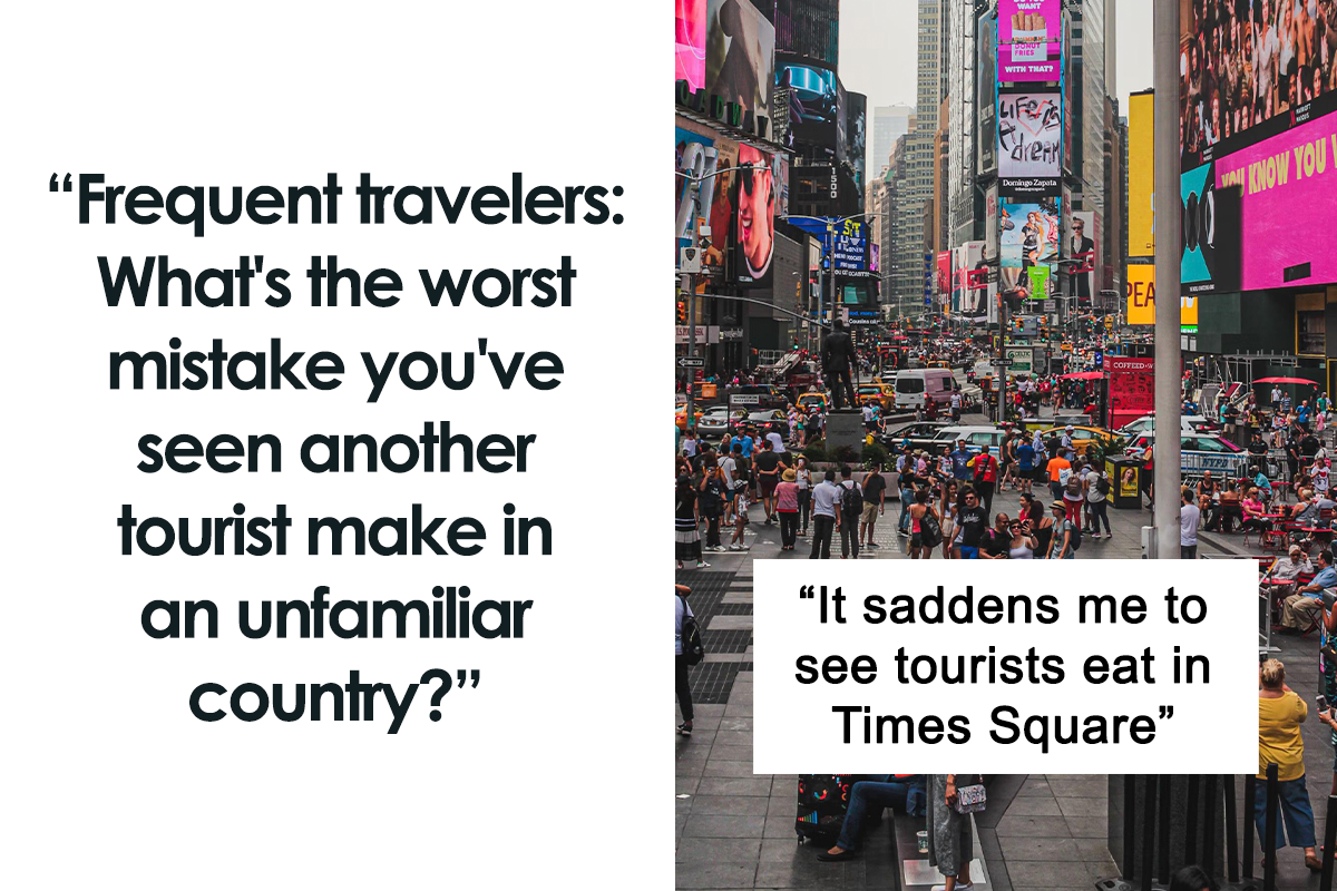 Tourist gaffe cultural mistake travel