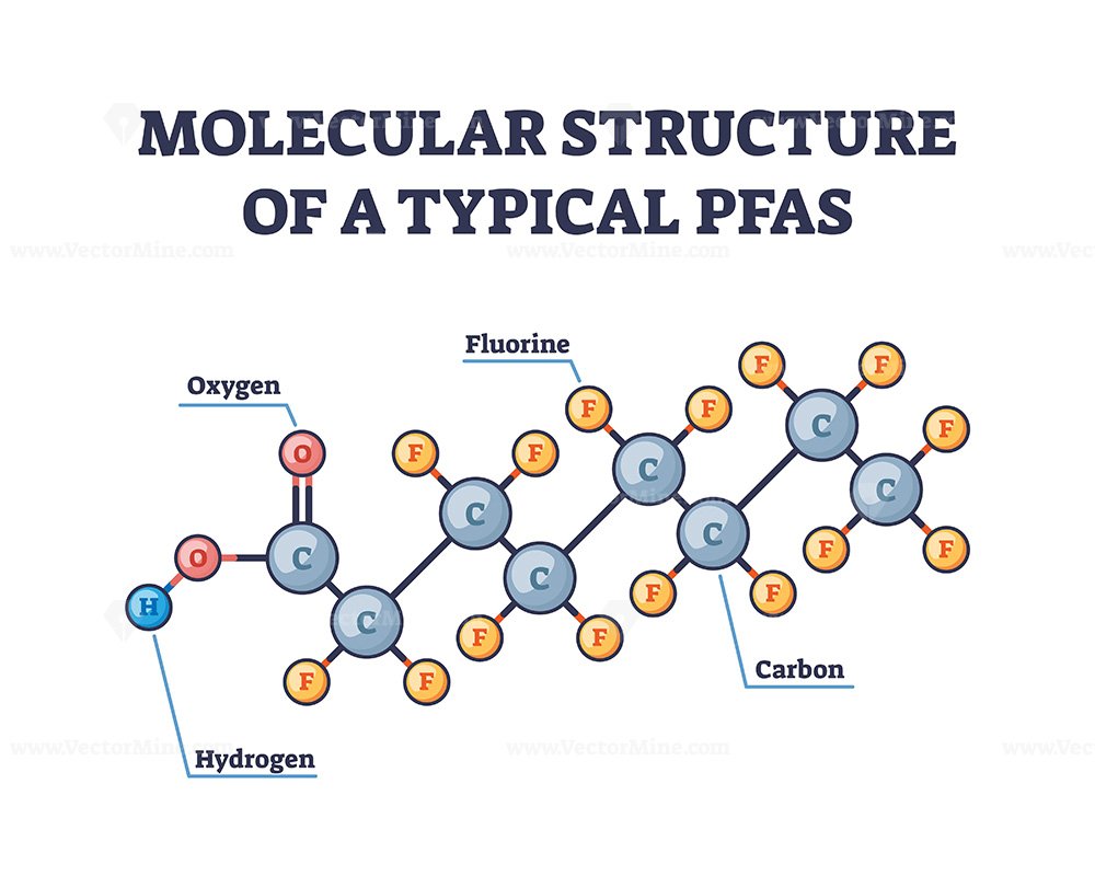 PFAS molecular structure diagram