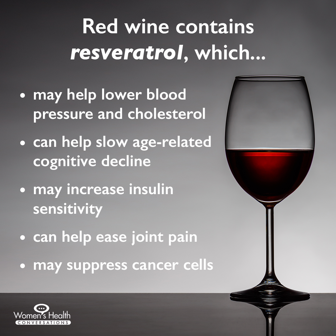 glass of red wine resveratrol