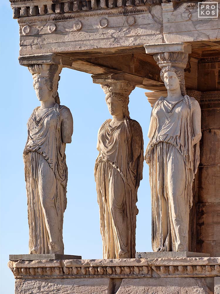 Acropolis Parthenon Erechtheion Caryatids