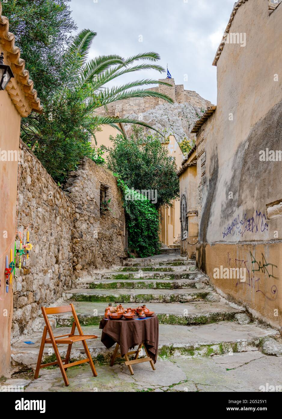 Plaka cobbled streets