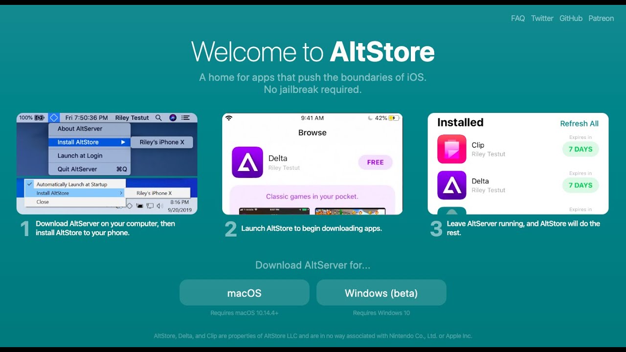 Cydia Impactor AltStore